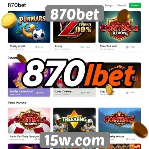 Variedade de jogos disponíveis em 870bet